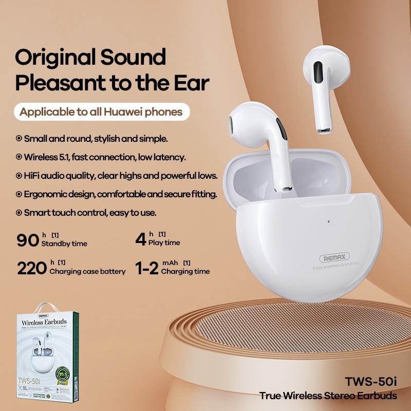 NNEIDS True Wireless Stereo Bluetooth 5.0 Earphones - White-2