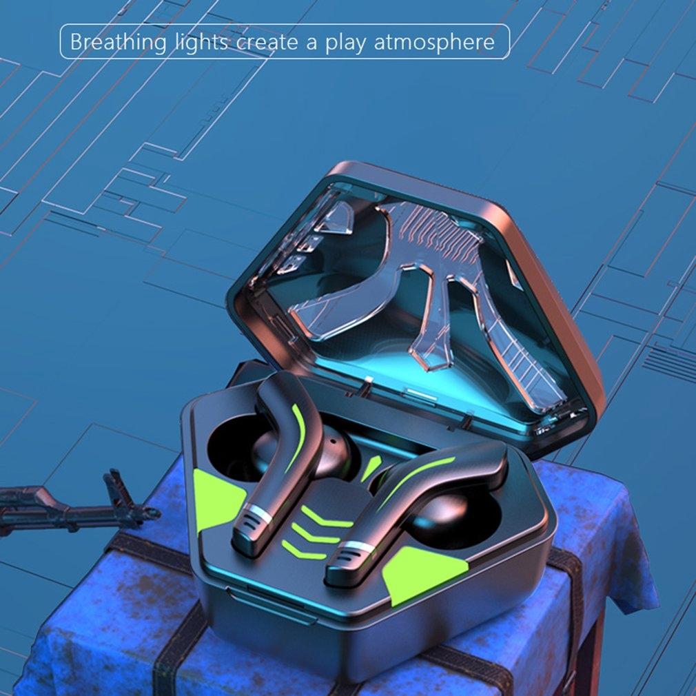 NNEIDS Black Wireless Gaming Bluetooth Earphones - Md168 Tws-0