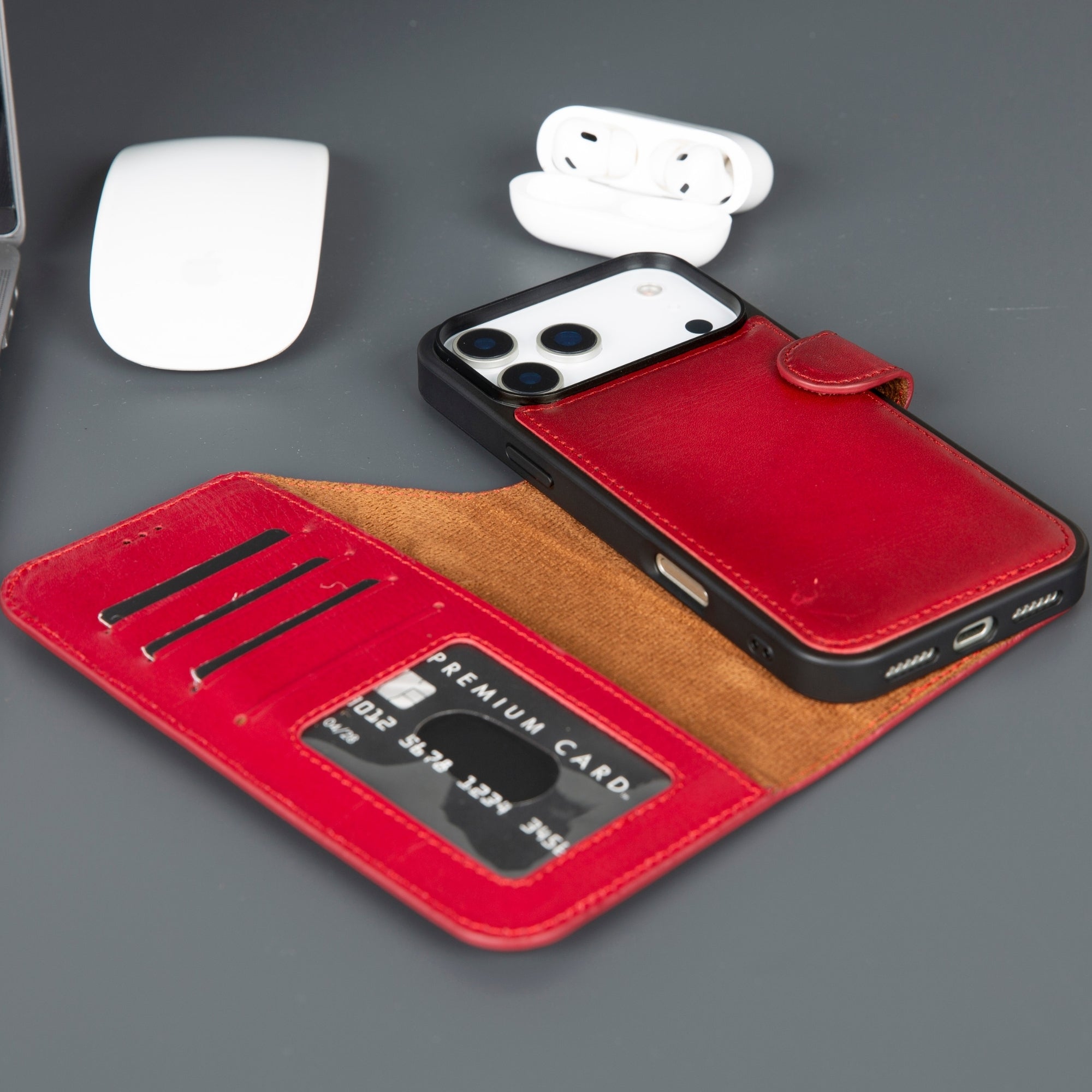 Casper iPhone 17 Pro Max Leather Wallet Case – MagSafe Compatible-9